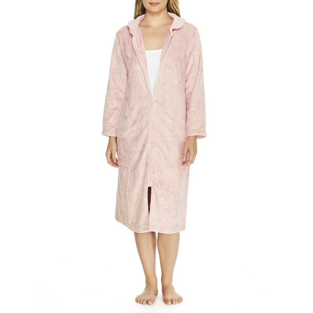 Karen Neuburger Women's Plush Soft Warm Fleece Bathrobe Robe Pajama Pj 